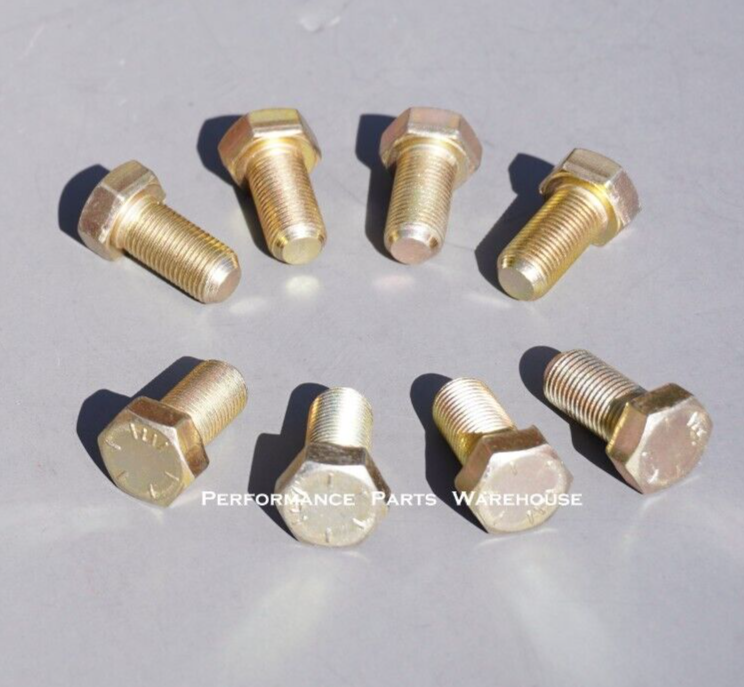 Set (8) MOPAR 426 HEMI FLYWHEEL CRANK BOLTS For 4SPEED MANUAL TRANSMI Race Tuning