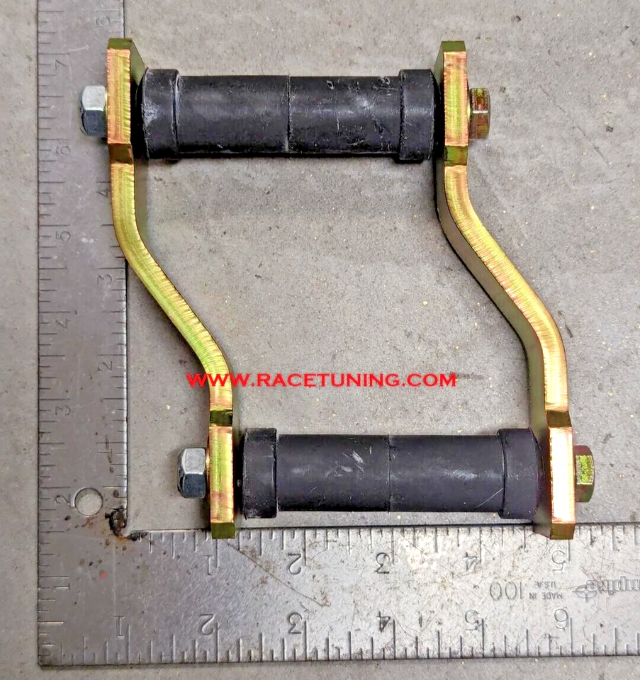 OFFSET LEAF SPRING SHACKLES / BUSHINGS 6776 MOPAR ABODY SUSPENSION