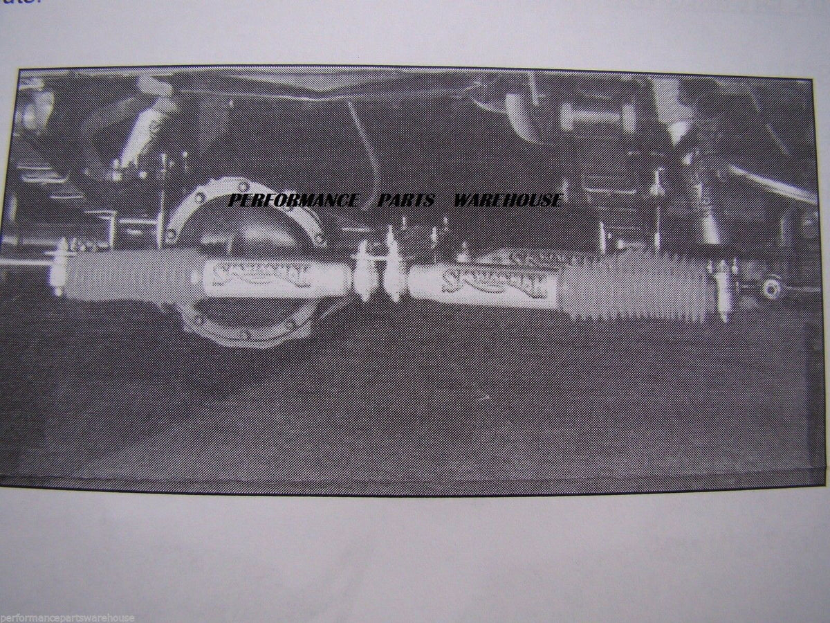 DUAL FRONT STEERING STABILIZER SHOCK KIT 5979 FORD F250 F350 Race Tuning