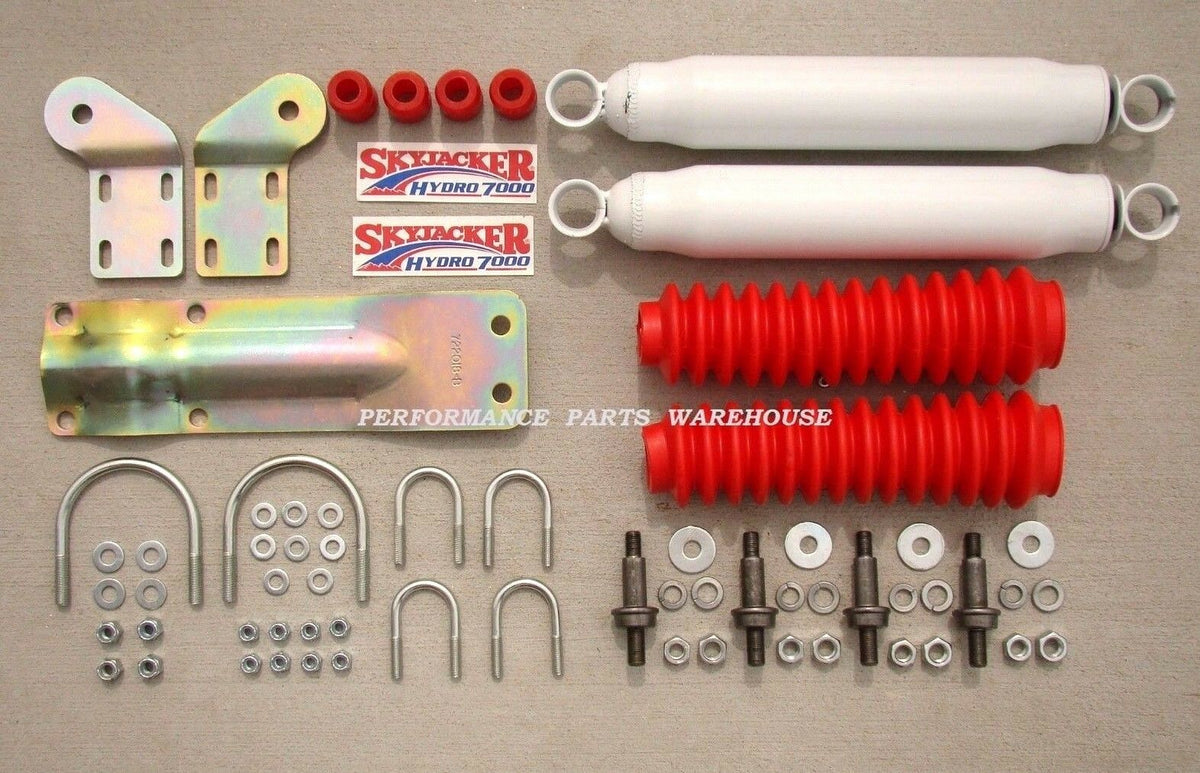 200523 FORD F250 F350 4WD DUAL FRONT STEERING STABILIZER SHOCKS