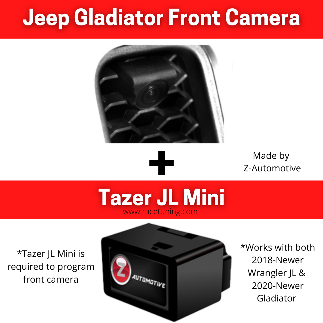 Tazer JL Mini + Front Camera for 2020-Newer Jeep GLADIATOR – Race
