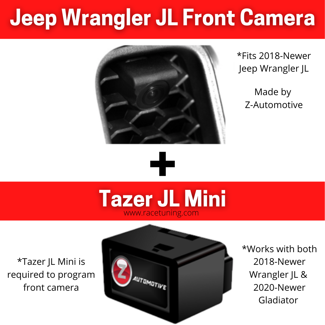 Tazer JL Mini + Front Camera for 2018-2023 Jeep WRANGLER JL – Race Tazer JL Mini + Front Camera for 2018-2023 Jeep WRANGLER JL – Race