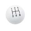 Shift Knob - White 5-Speed - Add-On Shifter Stick