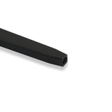 BILLET ALUMINUM SHIFTER STICK, SATIN BLACK - 16.5" TALL, 4.5" SETBACK