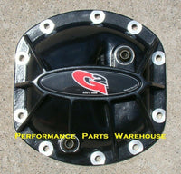 07-18 JEEP WRANGLER JK FRONT & REAR BLACK ALUMINUM DIFF COVERS - DANA 30 & 44