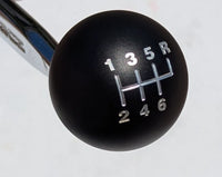 HURST BILLET ALUMINUM SHIFT KNOB - 6-SPEED - MATTE BLACK - TREMEC T56 TR6060 Etc