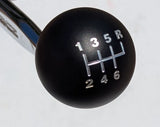 HURST BILLET ALUMINUM SHIFT KNOB - 6-SPEED - MATTE BLACK - TREMEC T56 TR6060 Etc