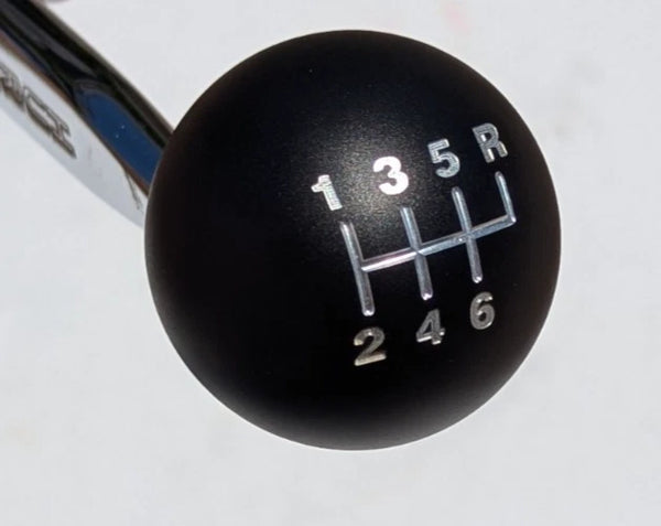 6 speed gear knob HURST BILLET ALUMINUM SHIFT KNOB - 6-SPEED - MATTE BLACK