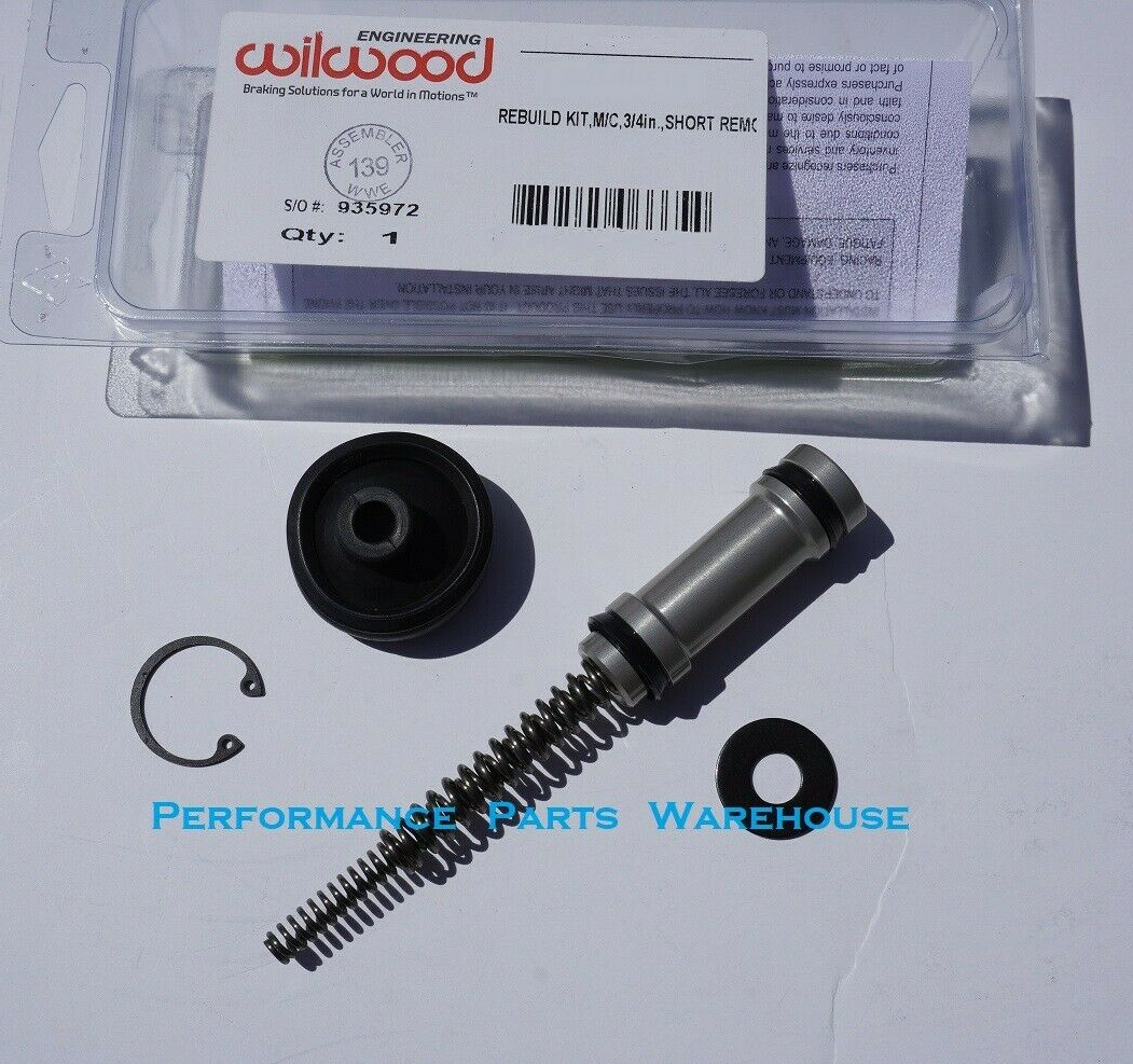 REBUILD KIT For WILWOOD / McLEOD HYDRAULIC CLUTCH MASTER CYLINDER 3/4