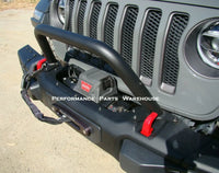 TUBULAR BULL BAR / GRILLE GUARD Only 2018-24 WRANGLER JL OEM STEEL FRONT BUMPER