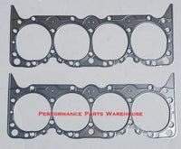 (2) CHEVY 348-409 STEEL SHIM HEAD GASKETS 4.530 x .020" - HP High Compression