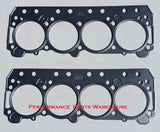 (2) 68-81 BUICK V8 350 STEEL SHIM HEAD GASKETS .020" - HP High Compression