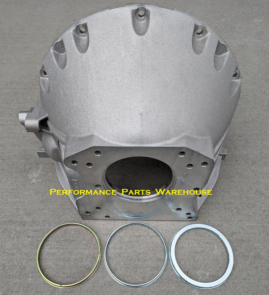 SMALL BLOCK MOPAR ALUMINUM BELLHOUSING; A833 4-Speed & Tremec TKX TKO 5-Speed