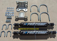 59-79 FORD F250 F350 4x4 - PRO-COMP DUAL FRONT STEERING STABILIZER SHOCKS
