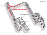 BANKS TORQUETUBE HEADERS CLASS A MOTORHOME RV 2011-15 FORD V10