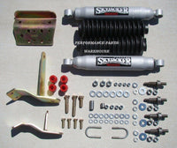 DUAL FRONT STEERING STABILIZER SHOCK KIT 03-08 DODGE RAM 2500 3500 4x4 w/ LIFT
