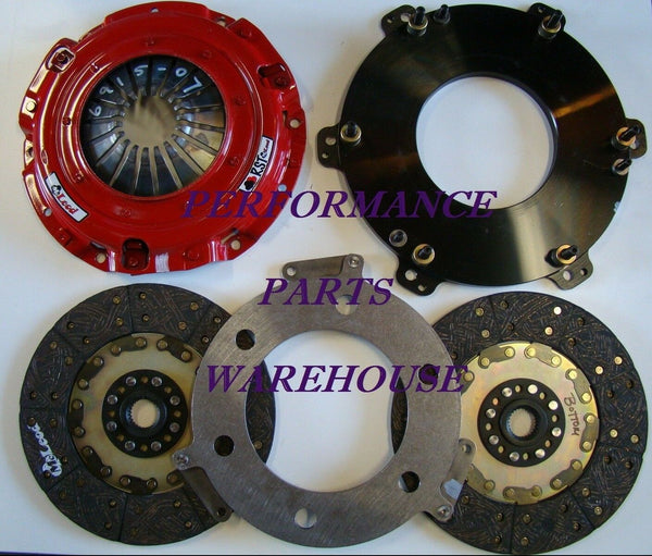 McLEOD RST TWIN DISC CLUTCH 800-HP MoPar 4-SPEED 23-SPLINE 143T FLY