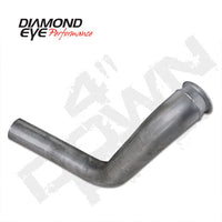 DIAMOND EYE 4" TURBO DOWN PIPE 99-03 FORD 7.3L POWERSTROKE - STAINLESS