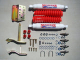 DUAL FRONT STEERING STABILIZER SHOCK KIT 03-08 DODGE RAM 2500 3500 4WD w/ LIFT