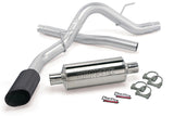 BANKS MONSTER EXHAUST w/ BLACK TIP 11-14 FORD F150