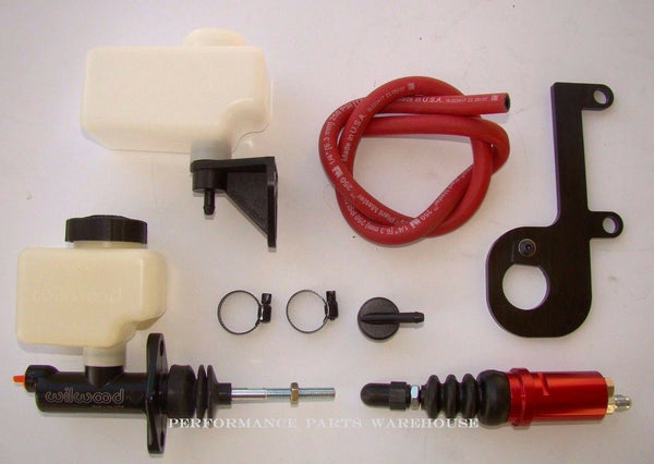 HYDRAULIC CLUTCH KIT / EXTERNAL SLAVE 55-81 CHEVY 283-454 C.I. V8 - SBC BBC