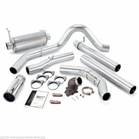BANKS MONSTER EXHAUST & POWER ELBOW 99.5-03 F250 F350 7.3 - CHROME TIP