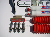 DUAL FRONT STEERING STABILIZER SHOCK KIT 14-17 RAM 2500, 13-17 RAM 3500 4-WD