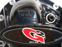 G2 DANA 44 AXLE COVER - BLACK ALUMINUM - FORD DODGE JEEP