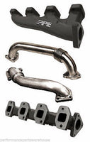 PPE RACE EXHAUST MANIFOLDS / UP PIPES 01-16 GM 6.6L DURAMAX NON-EGR