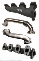 PPE RACE EXHAUST MANIFOLDS / UP PIPES 01-16 GM 6.6L DURAMAX NON-EGR
