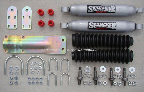 DUAL STEERING STABILIZER SHOCKS 1998-01 RAM 1500, 98-02 RAM 2500 - DANA 44 FRONT