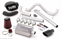 BANKS STINGER SYSTEM 07-11 JEEP WRANGLER 4-DOOR - BLACK EXHAUST TIP