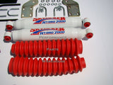 DUAL FRONT STEERING STABILIZER SHOCK KIT 14-17 RAM 2500, 13-17 RAM 3500 4-WD