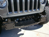 2018-NEWER RUGGED RIDGE JEEP WRANGLER JL / GLADIATOR WINCH PLATE ONLY For OEM STEEL RUBICON FRONT BUMPER