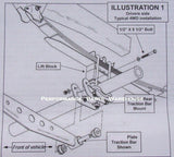 PRO COMP 50" LATERAL TRACTION BARS KIT 2004-14 FORD F150 EXTRA CAB