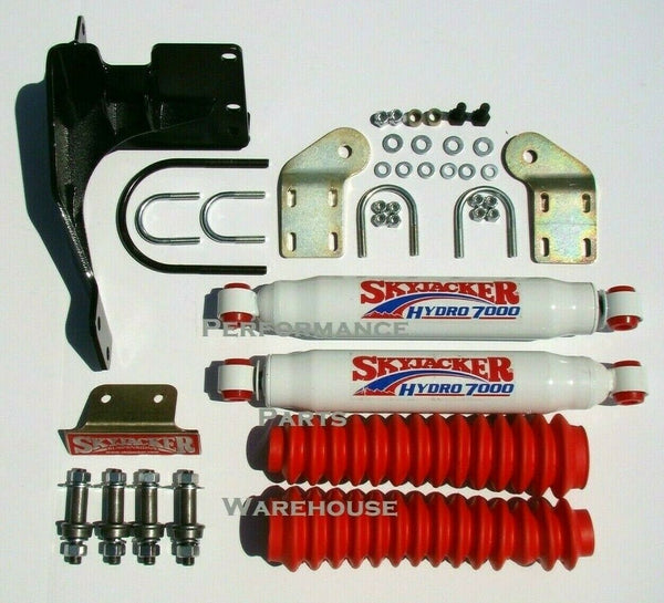DUAL FRONT STEERING STABILIZER SHOCK KIT 14-17 RAM 2500, 13-17 RAM 3500 4-WD