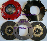 McLEOD RST TWIN DISC CLUTCH 800-HP MoPar HEMI 4-SPEED 18-SPLINE 130T FLY