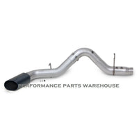 BANKS 5" MONSTER EXHAUST 2017-19 CHEVY/GMC 6.6L DURAMAX L5P - BLACK TIP