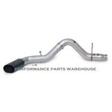 BANKS 5" MONSTER EXHAUST 2017-19 CHEVY/GMC 6.6L DURAMAX L5P - BLACK TIP