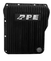 PPE LOW-PROFILE TRANSMISSION PAN 01-16 DURAMAX 1000-2400 ALLISON- BLACK ALUMINUM