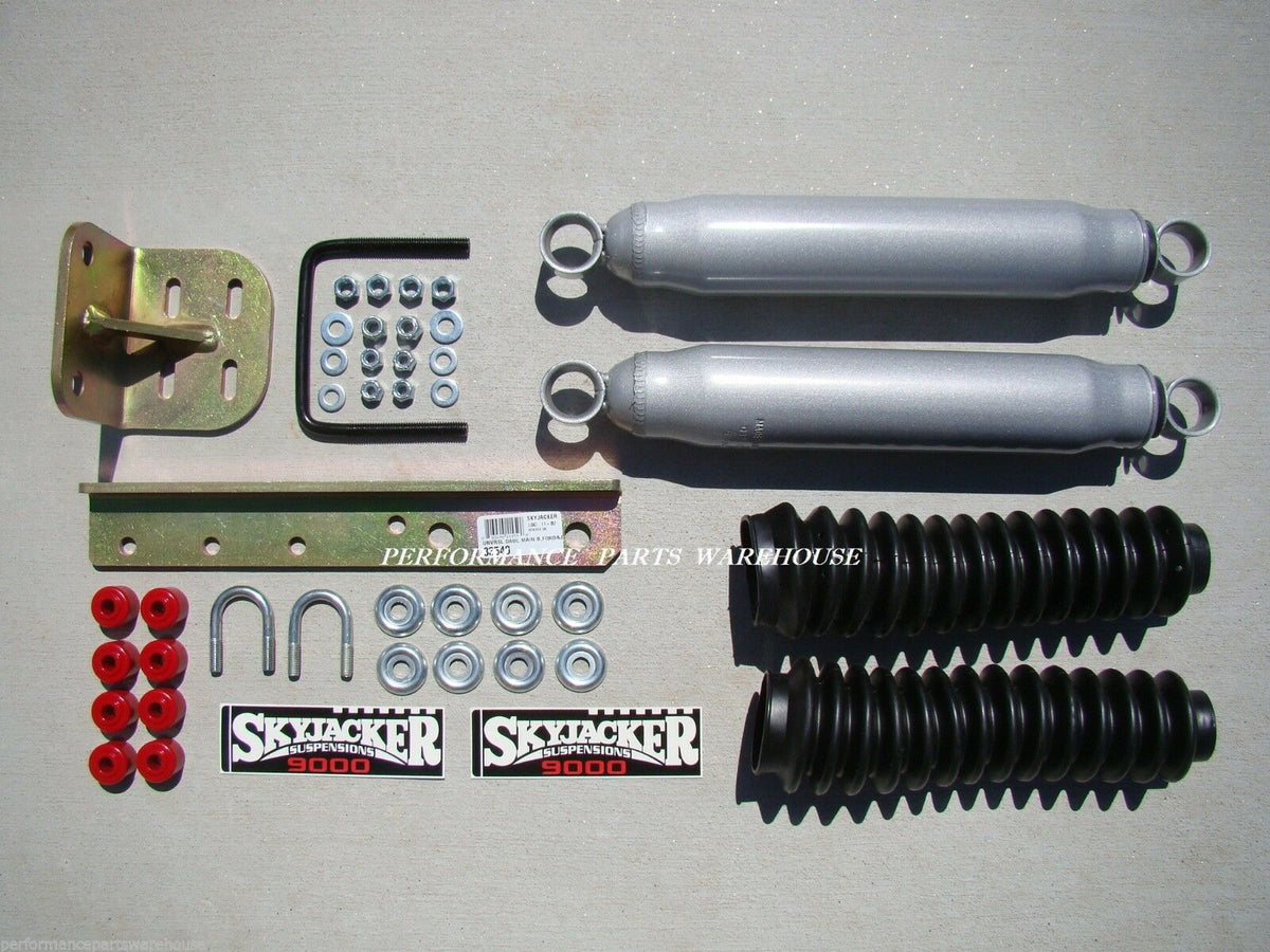 DUAL FRONT STEERING STABILIZER SHOCK KIT 194295 JEEP WRANGLER CJ YJ W