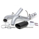 BANKS 5" MONSTER EXHAUST 2017-19 CHEVY/GMC 6.6L DURAMAX L5P - BLACK TIP