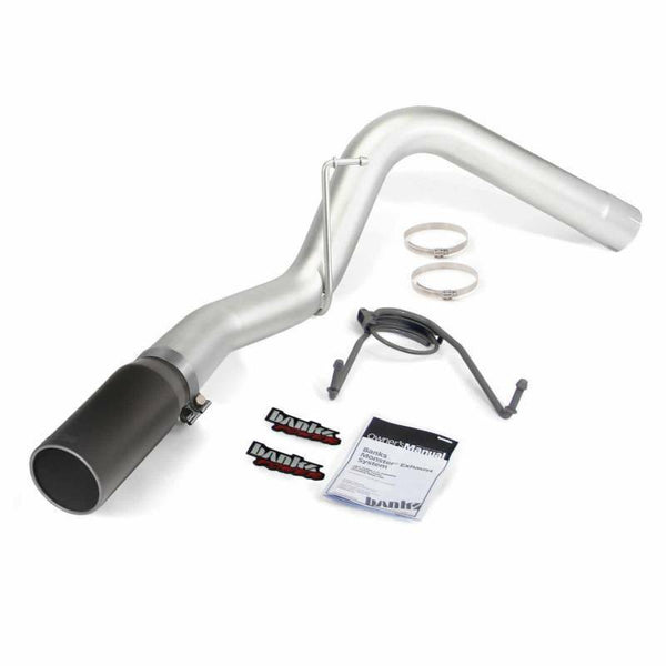 BANKS MONSTER EXHAUST Fits 07-13 RAM 6.7L CUMMINS; CREW & MEGA / SHORT Black Tip