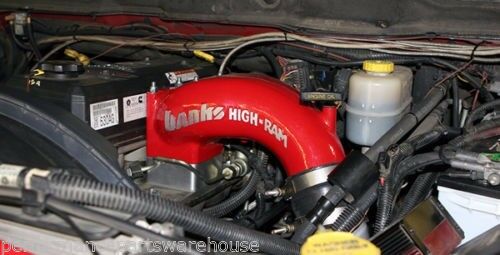 BANKS 3" MONSTER RAM INTAKE MANIFOLD & HEATER DELETE Fits 03-07 DODGE 5.9L CUMMINS