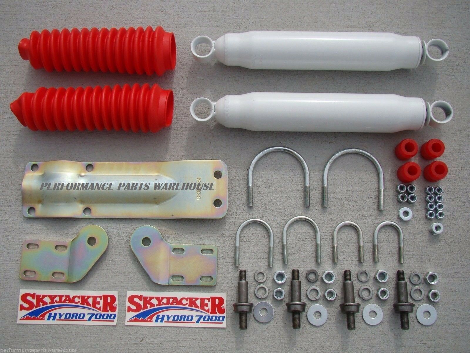 DUAL FRONT STEERING STABILIZER SHOCK KIT 98-02 RAM 2500/3500