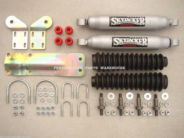 2005-19 FORD F250 F350 4x4 - DUAL FRONT STEERING STABILIZER SHOCK KIT