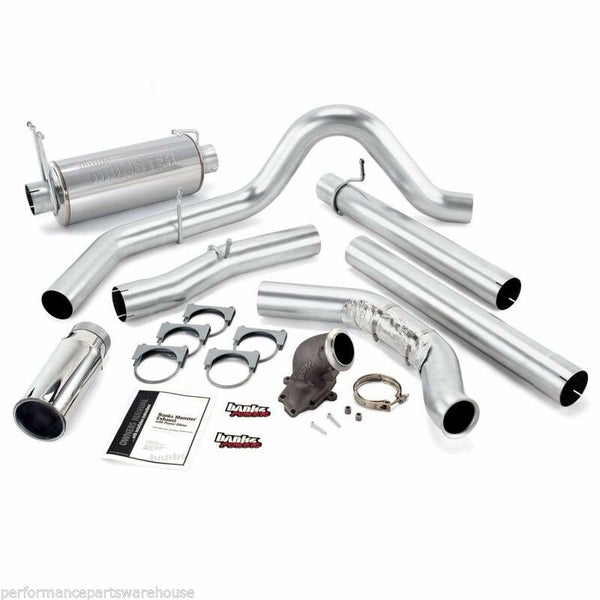 BANKS MONSTER EXHAUST & POWER ELBOW 01-03 F250 F350 7.3L MANUAL TRANS