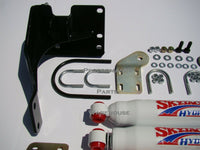 DUAL FRONT STEERING STABILIZER SHOCK KIT 14-17 RAM 2500, 13-17 RAM 3500 4-WD
