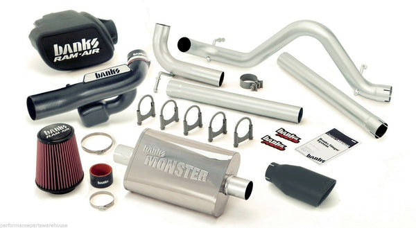 BANKS STINGER SYSTEM 12-18 JEEP WRANGLER 2-DOOR - BLACK EXHAUST TIP