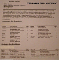 61-93 DODGE TRUCKS, RAMCHARGER - DUAL FRONT STEERING STABILIZER SHOCK KIT